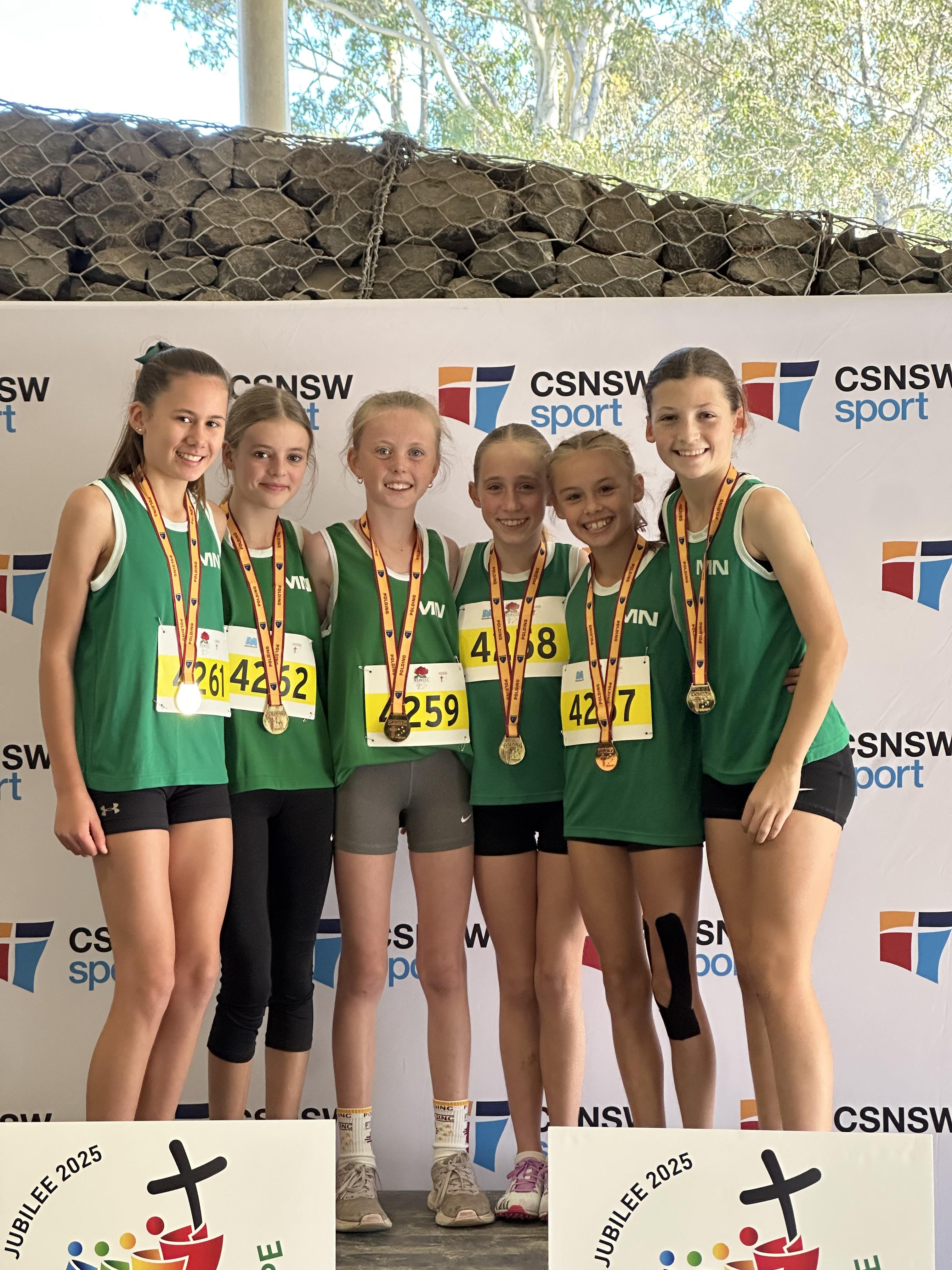 12 13 yr girls winning team